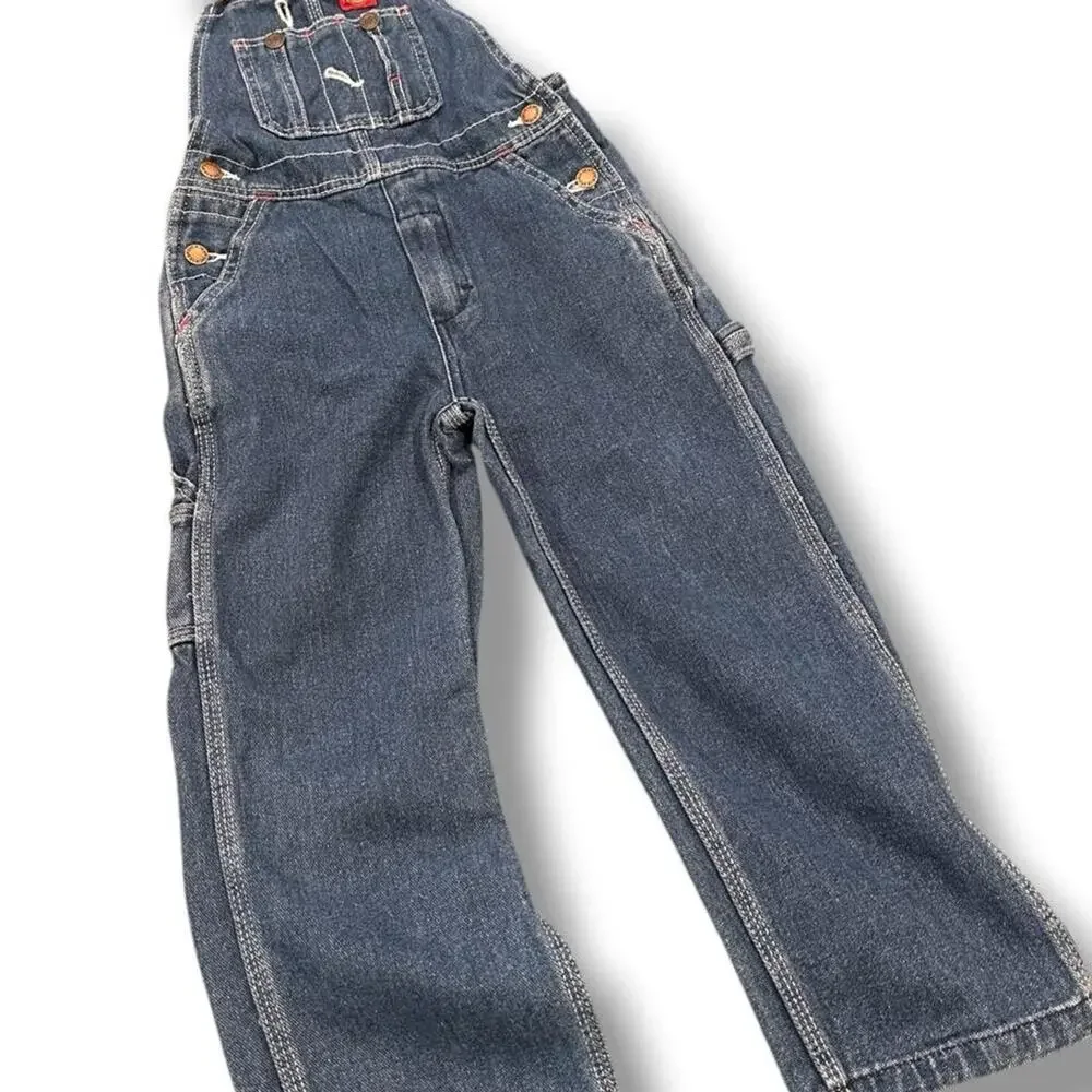 Dickies blue denim overalls with